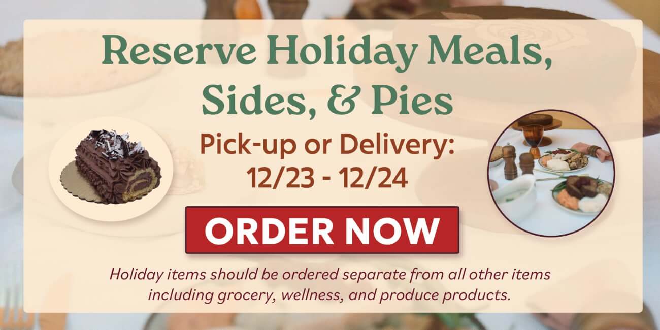 Holiday Meals - Order Now